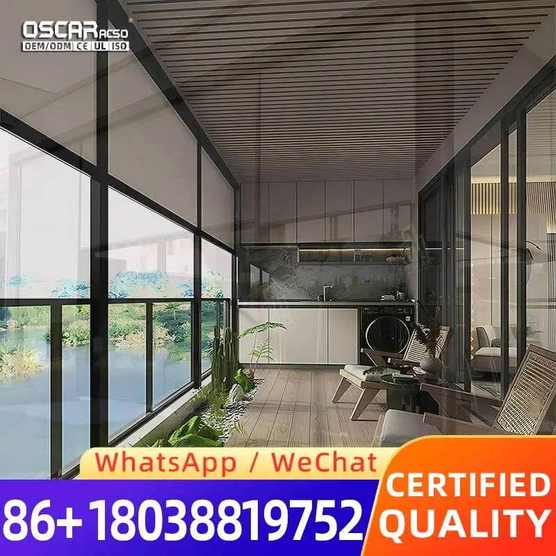 Outdoor Insect Prevention Roll Zip Screen Best Seller Aluminum Frame Zip Screen for Patio Garden Balcony Rolling shutter