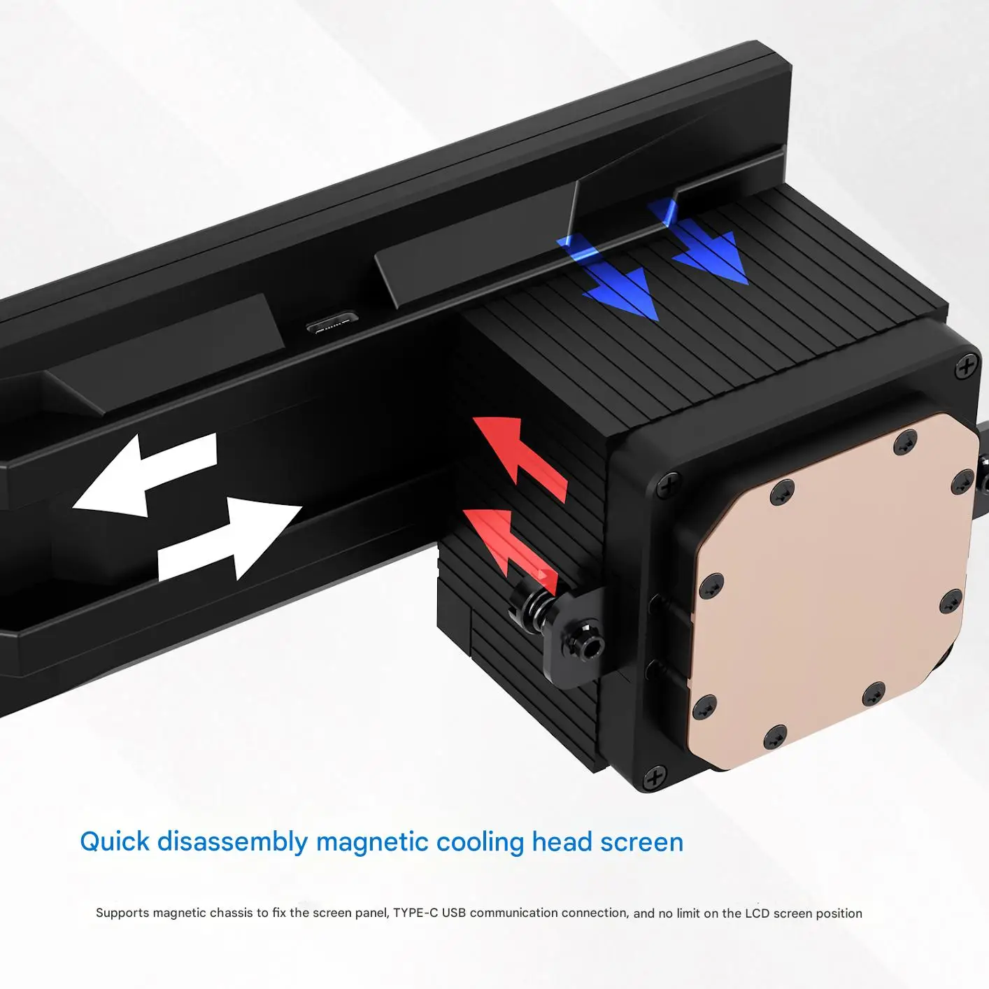 مبرد مياه Thermalright TROFEO VISION 360 ARGB الكل في واحد بشاشة LCD مقاس 360 مم و6.86 بوصة ورأس تبريد مغناطيسي AM4 AM5 LGA 1851 1700