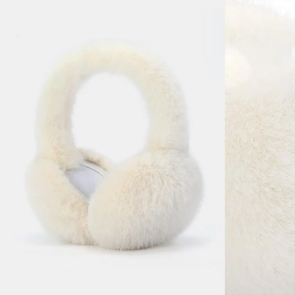 Imitation Rabbit Ear Muffs New Thermal Earmuffs Autumn Winter Cycling Thickened Foldable Ear Ear Cover Lady Earmuffs