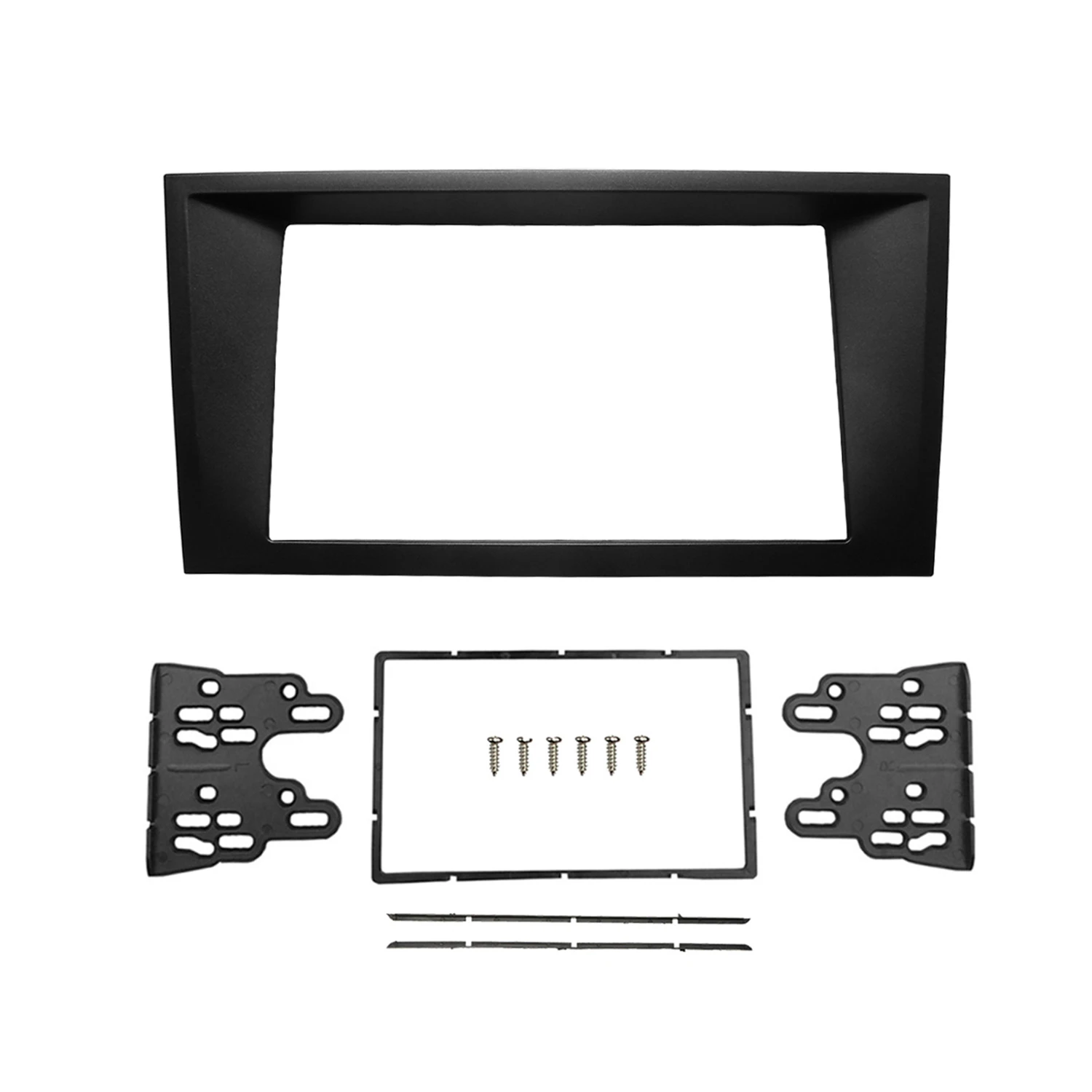 Double 2 Din Fascia For FORD Mondeo 2002-2006 CD Facia Stereo Player Panel Dash Mount Install Trim Kit Refit Frame Bezel