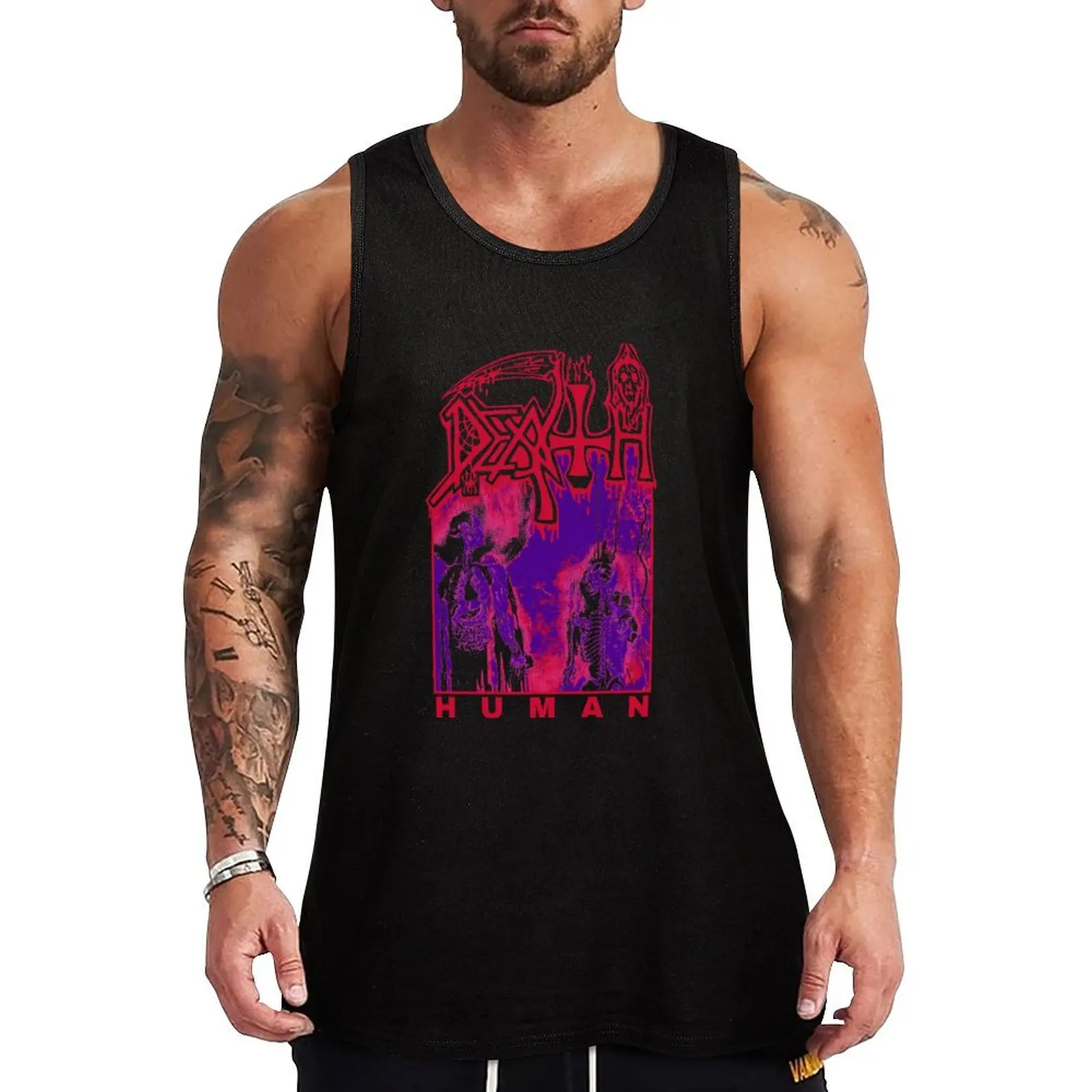 Death Human alternative color 4 Tank Top Lightweight Casual Tank Top Loose Summer Sleeveless