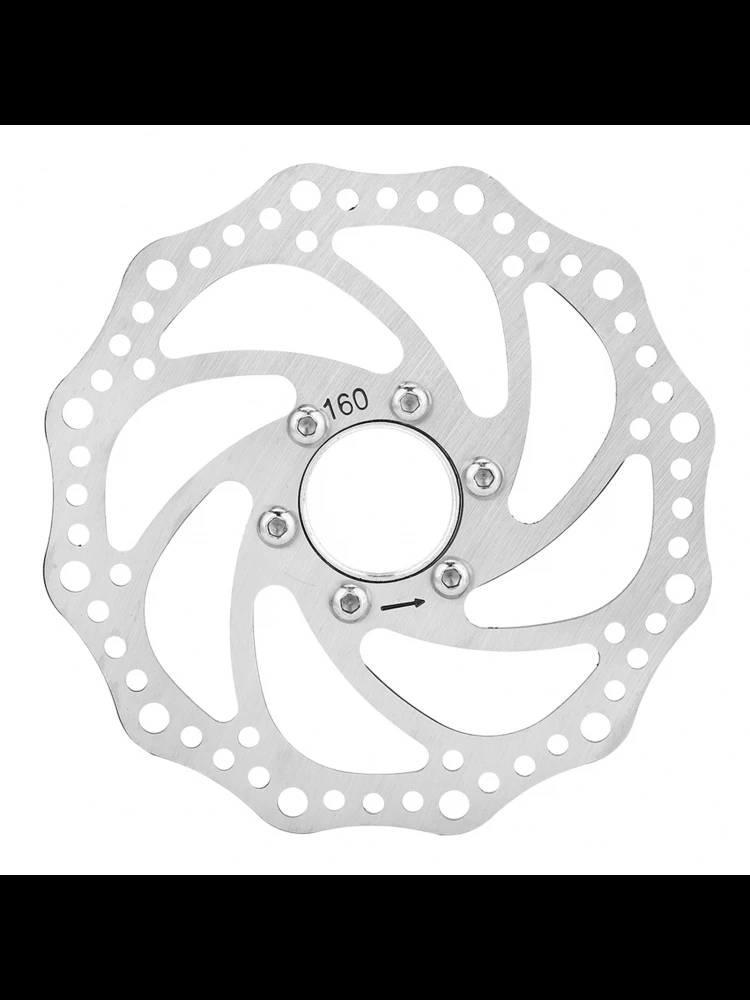 AliExpress NONE Disc Bike Brake Rotor Disc Mountain Bike 160mm Threaded Hubs Brake Disc Rotor Flange Adapter with 6 Bolts