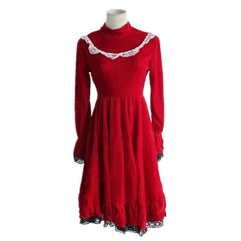 Anime Rozen Maiden Cosplay Shin Ku / Reiner Rubin Halloween Party Lolita Maid Costume (dress+shawl+pants+headdress+bustle) view 3