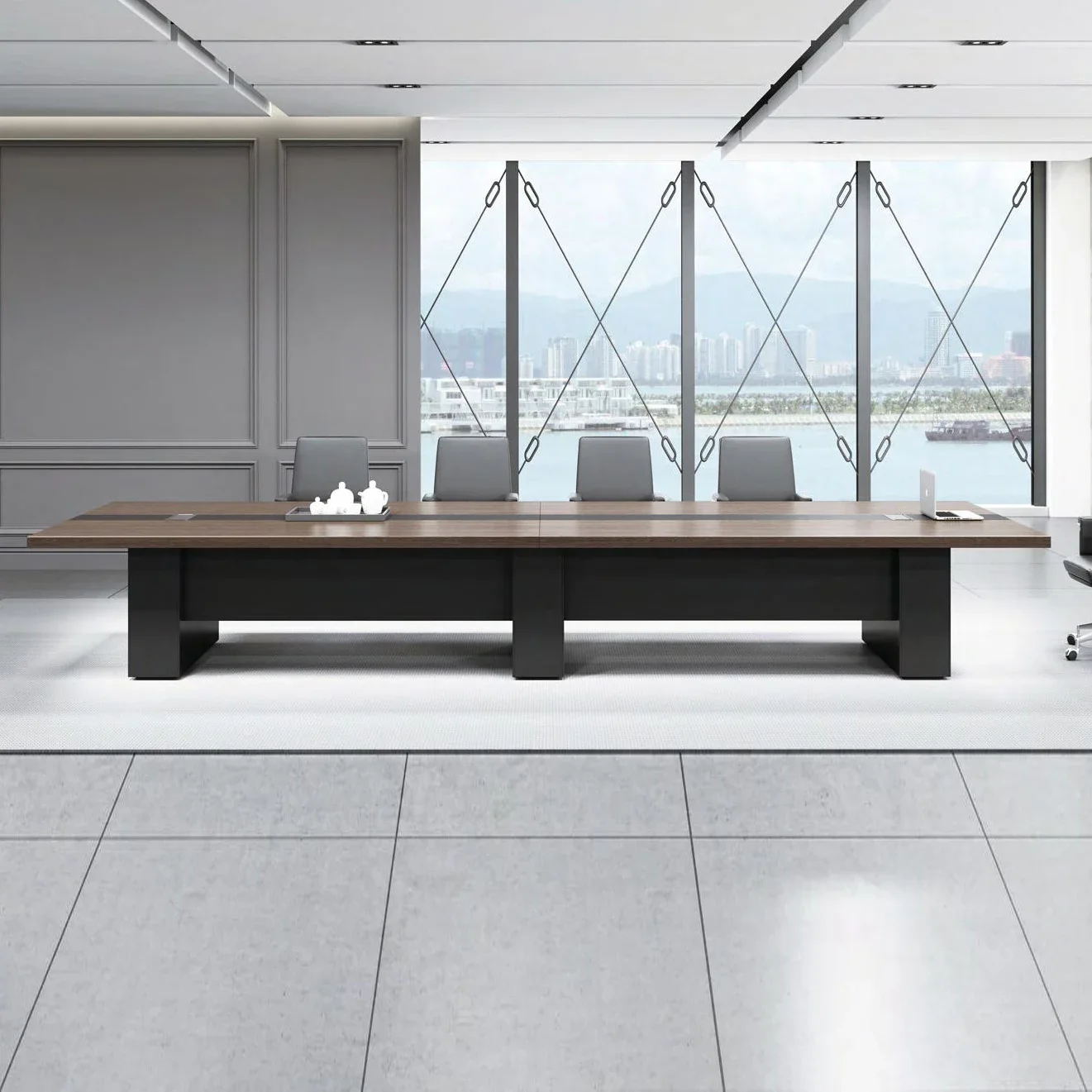 

A A Modern Design Office Furniture 14-Person Conference Table