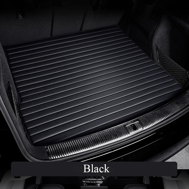 High Quality Striped Style Artificial Leather Car Trunk Mat for Mercedes W214 W213 E Class C207 C238 W211 W212 Car Accessories