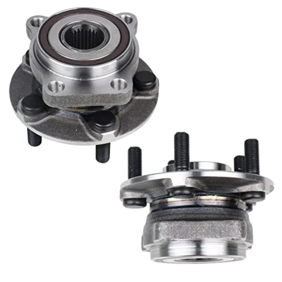 

KUSATEC 513220 2PCS Front Wheel Bearing and Hub Assembly Compatible with Subaru Outback Legacy 2005-2014 Models Featuring 5 Lug
