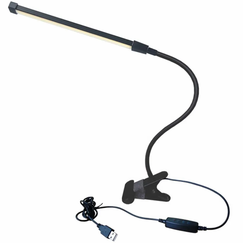1pc Usb Adjustable Led Bedside Reading Light Portable Desk Lamp For Travel Study Night Light Desktop Lamp Use