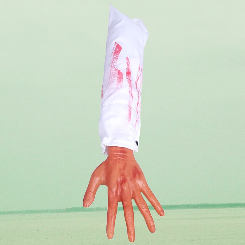 

Fake Hand Props Scary Decorations Creepy Hands Halloween Pranks Bloody Dead Broken Terror Spooky Accessories
