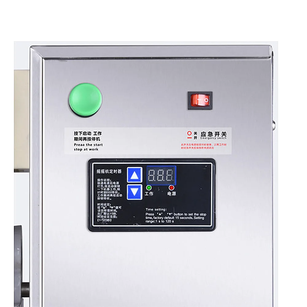 Коммерческий шейкер для чая с молоком из нержавеющей стали, двойная машина для встряхивания чая с жемчугом и молоком, шейкер для чашек