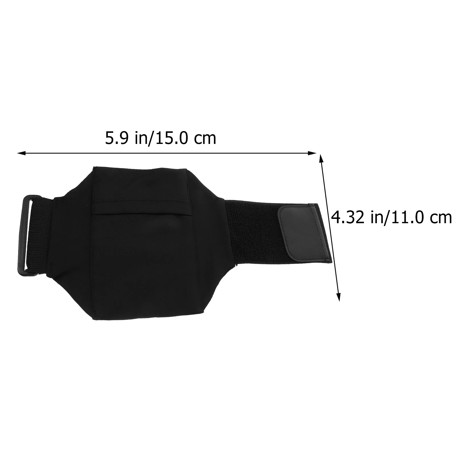 

2Pcs Mobile Phone Leg Bag Shockproof Non-Slip Drip Glue Elastic Band Running Use Bag for Outdoor Sports Travel Hunting Camping