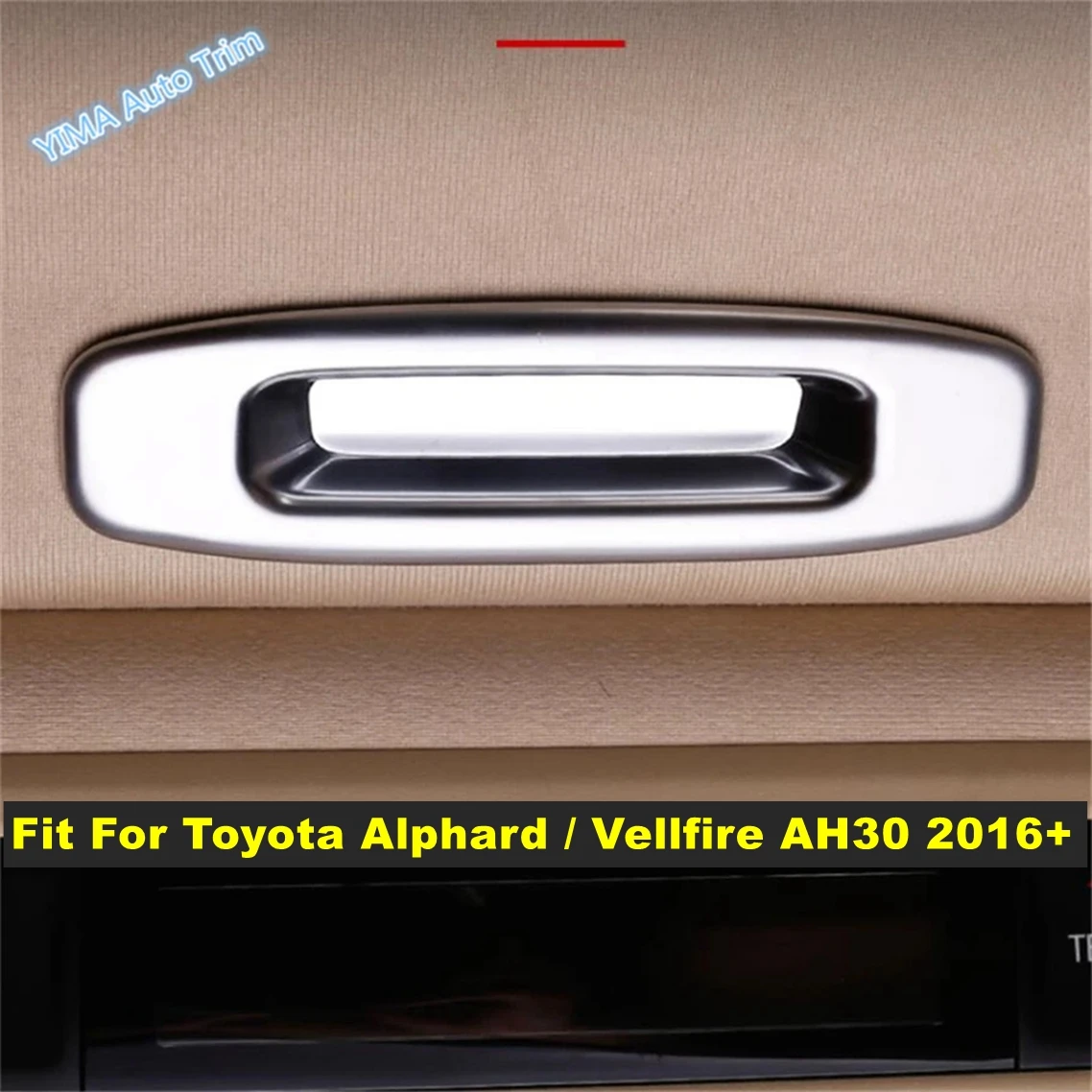 

Car Styling Roof Top Skylight Sunroof Handle Cup Bowl Cover Trim Fit For Toyota Alphard / Vellfire AH30 2016 - 2019 Accessories