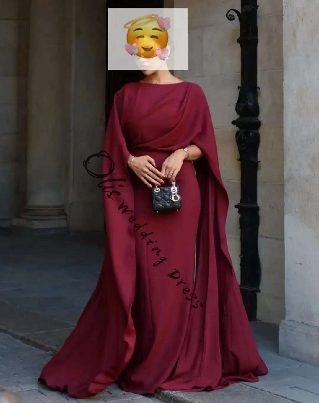 

customized Elegant Straight Long Sleeves Prom Dresses O-Neck Pleated Floor Length Party Dresses Evening Dresses