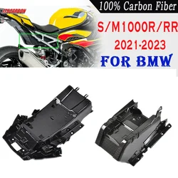 For BMW S1000RR M1000RR S1000R M1000R 2020 2022 2023 2024 Carbon Fiber Motorcycle Tail Bottom Seat Battery Cover Fairing Kits