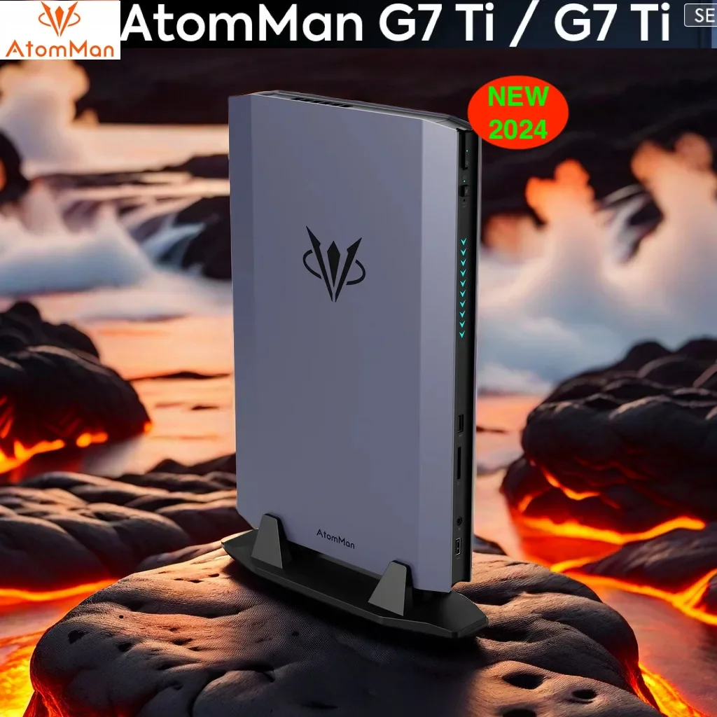 New Gaming Mini PC AtomMan G7 Ti/G7 Ti SE Intel Core i9-14900HX/ i7-14650HX+RTX 4070 DDR5 Minisforum Gaming Mini PC