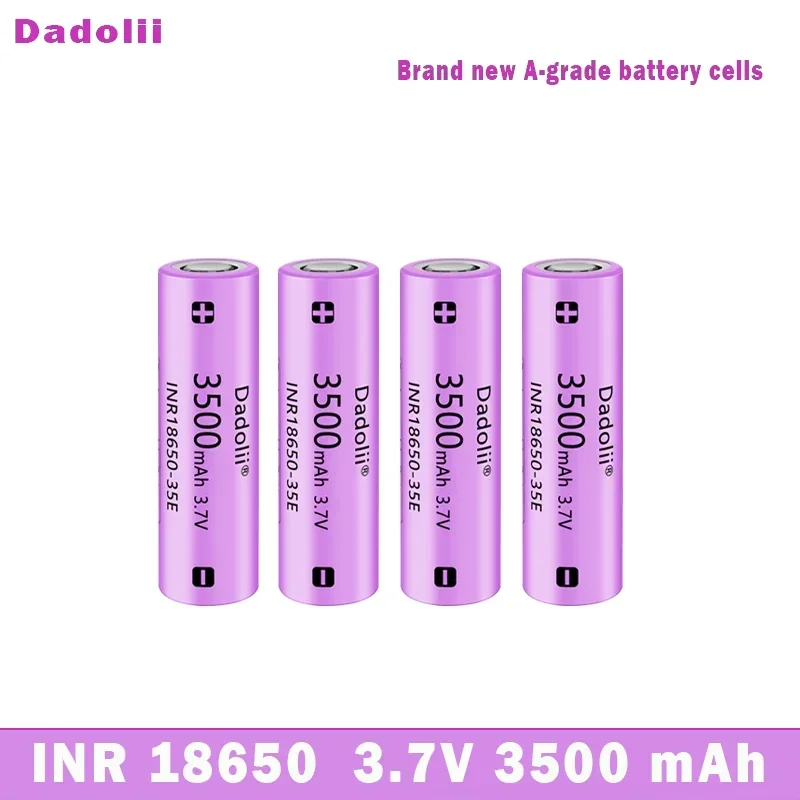 1-40 Uds. Baterías recargables de litio 18650 de alta calidad 3,7 v 3500mAh, adecuadas para baterías de linterna con capacidad de 3500mAh