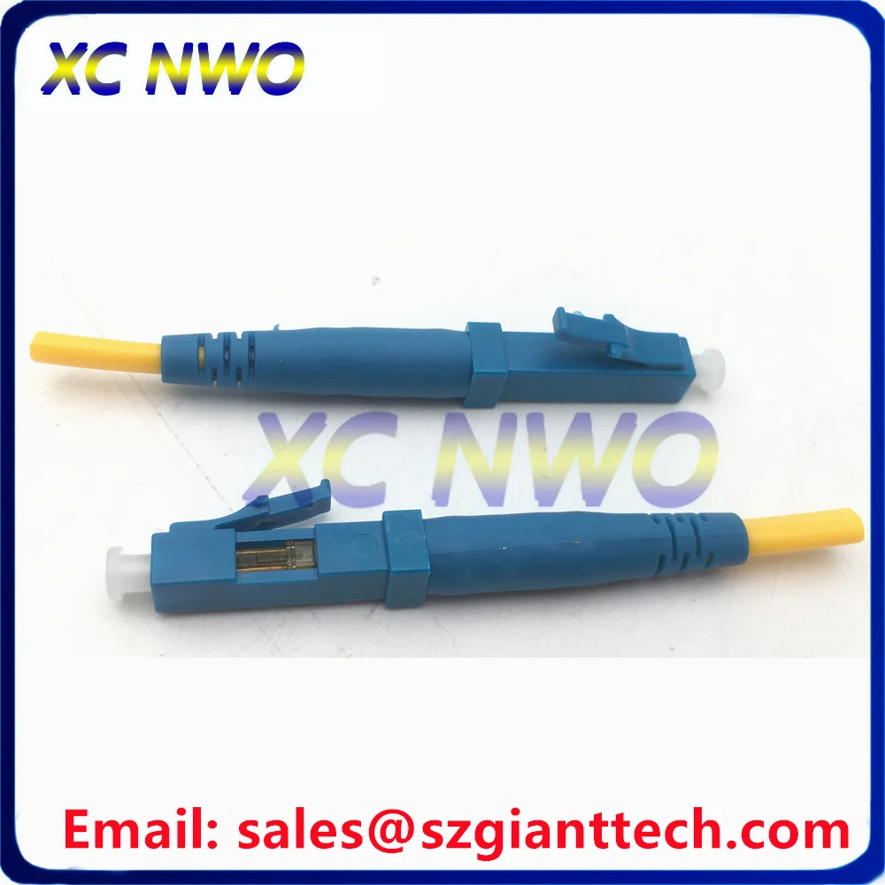 LC UPC Fast Field Assembly Fiber Adapter SM Fast Quick Connector Support 2.0mm 3.0mm Indoor Cable and FTTH Flat Cable