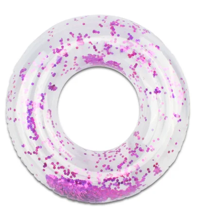 Gradient Sequins Adult Large Size Environmental protection PVC Swimming Ring Life Buoy Armpit Ringpromote sales