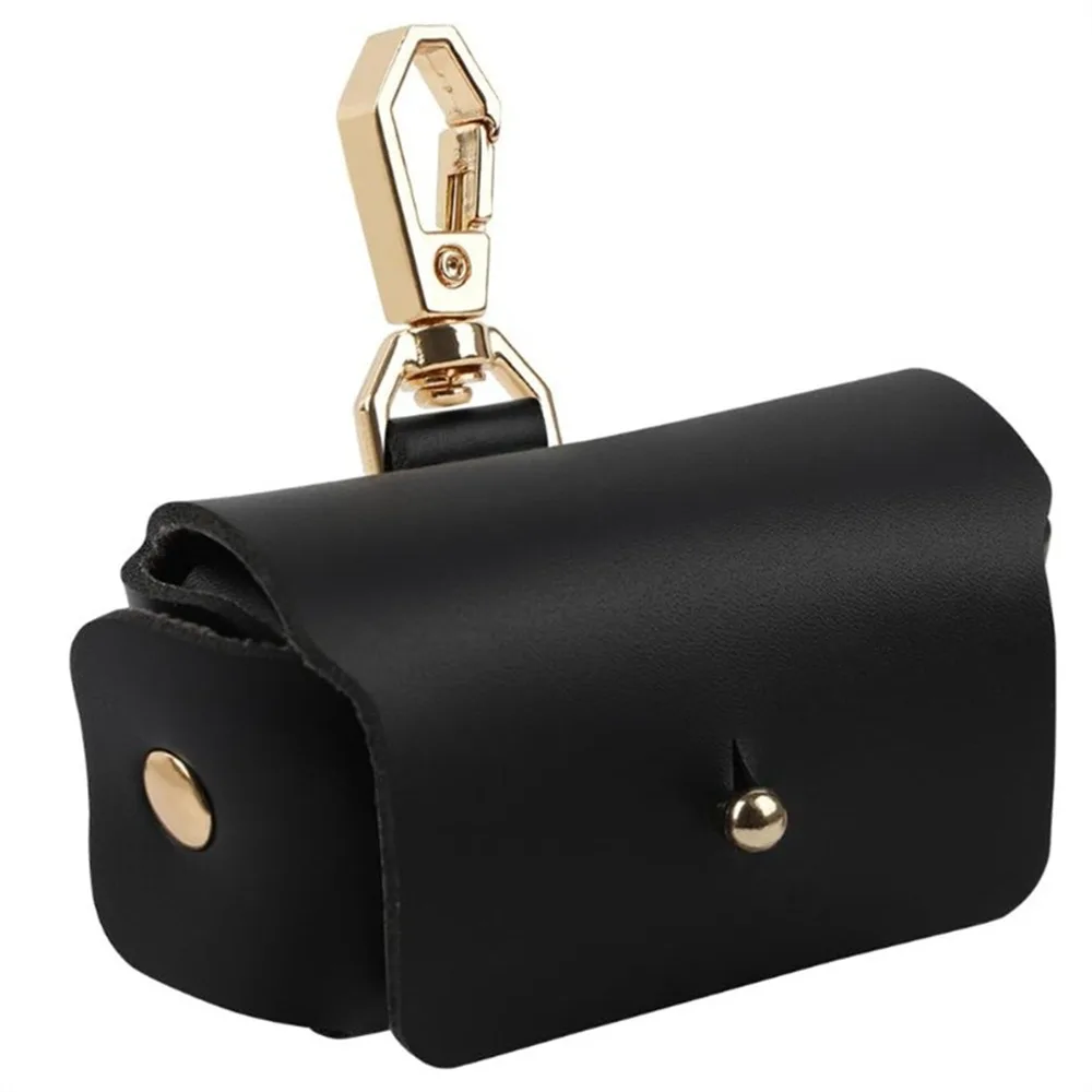 

Fashion PU Leather Ring Jewelry Bag Solid Color Mini Ring Holder Storage Box Anti Lost Dog Ring Bearer for Dog Collar