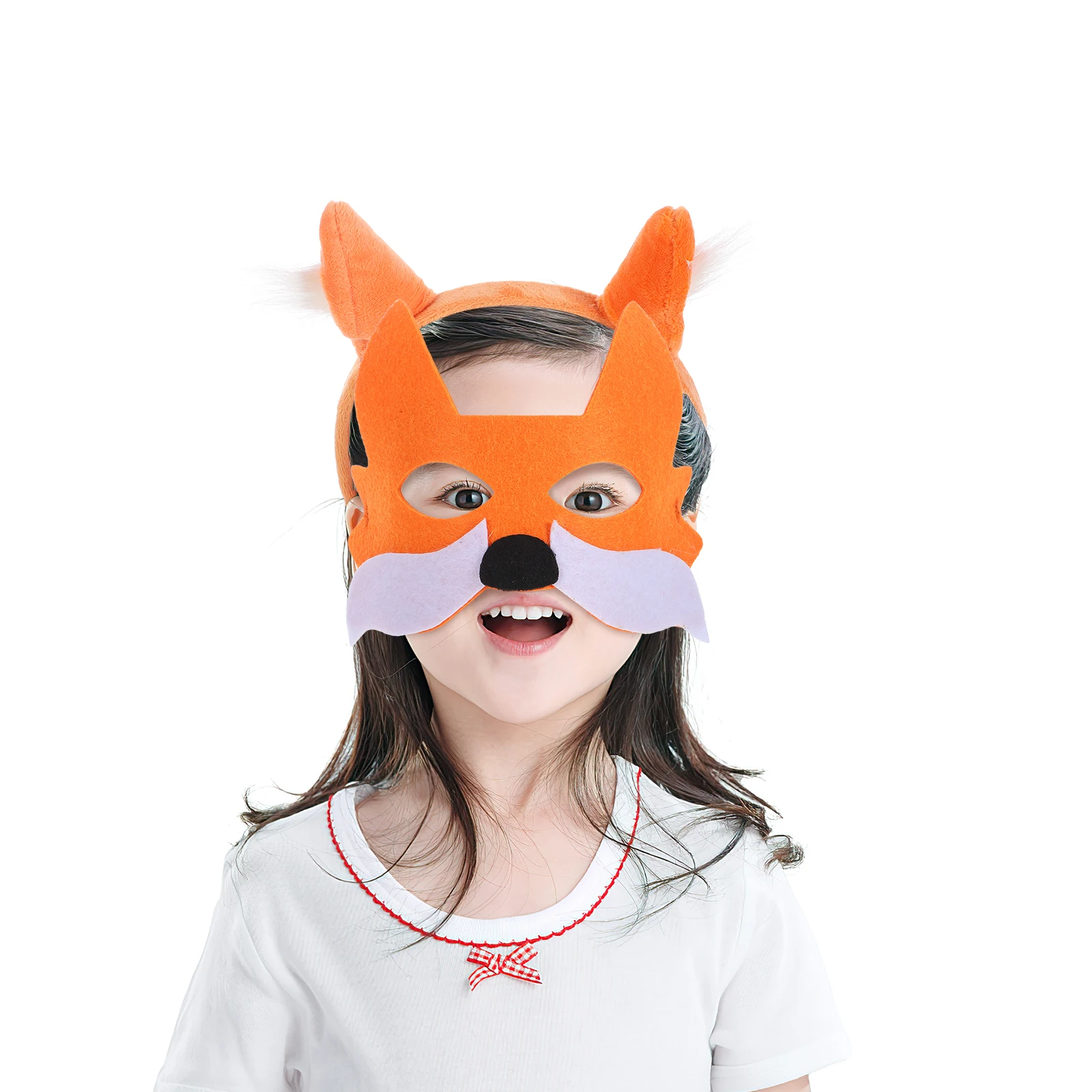 

1Set Fox Ear Headband Mask Tail Set Premium Material Halloween Cosplay Accessory for Festival Theme Outfit