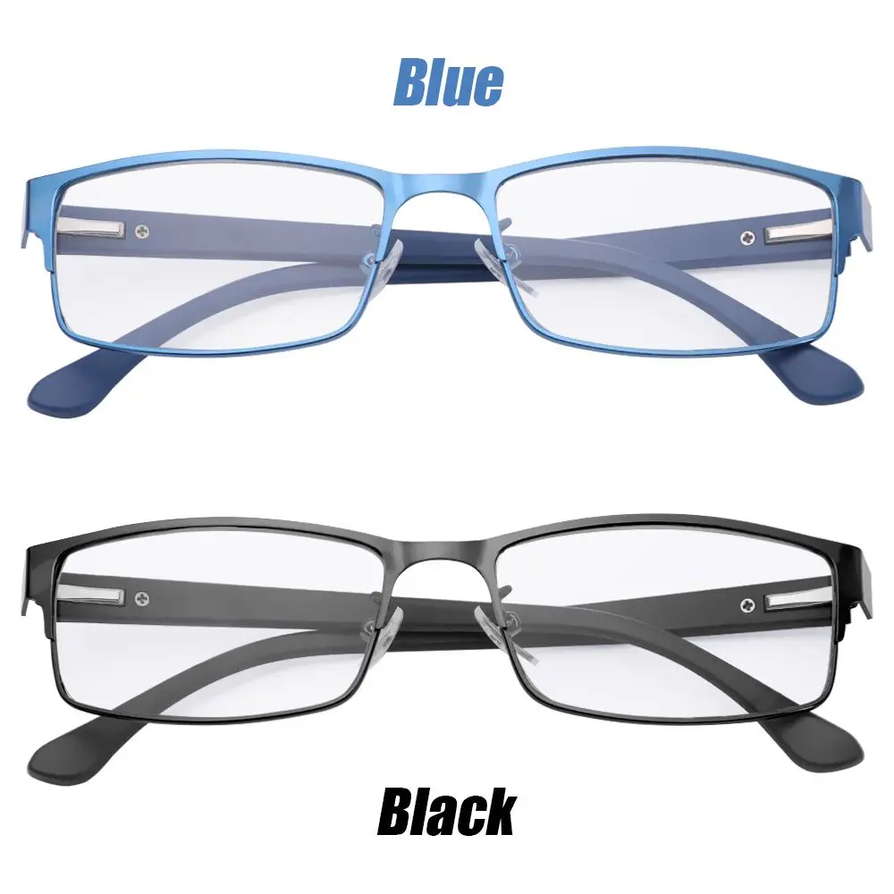 Metal Titanium Alloy  Flexible Portable Ultra Light Resin +1.00~+4.0 Diopter Eyeglasses Business Reading Glasses Vision Care