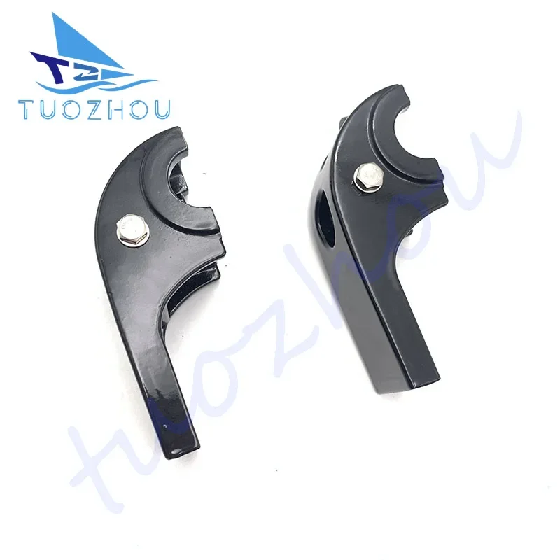 

For Tohatsu Outboard 2T 18HP M15B2 M18C2 M9.9B2 350-61401-0 Boat Accessories 350Q61401-0 (R) and 350Q61402-1 (L) Mount Bracket