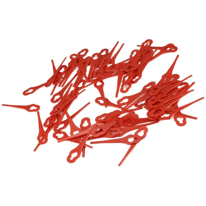 

A01F-100PCS Lawnmower Blades Mowing Machine Blades Spare Parts Grass Cutting Blades Lawn Garden Power Tool Accessories