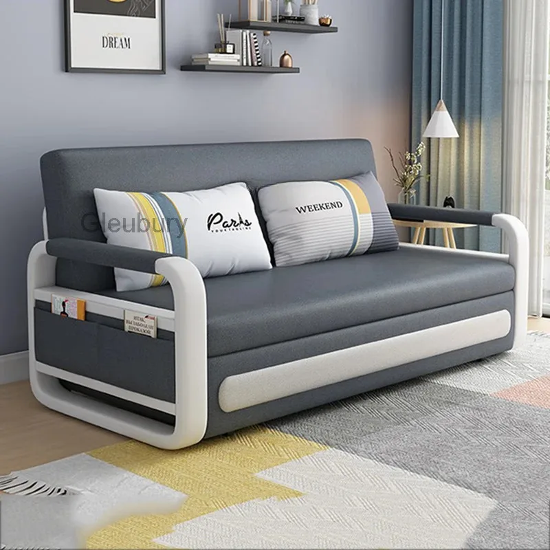 Living Simple Sofas Sleeping Foldable Relax Room Sofas Foldable Reclining Sofacamas Plegables Multifuncional Home Furniture