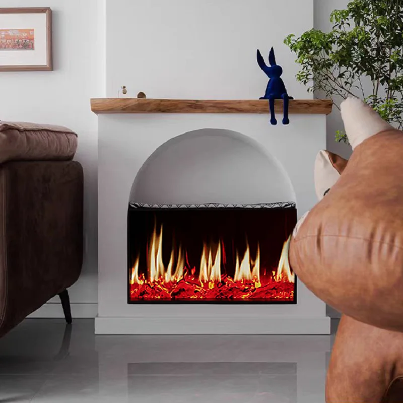 

5 Years Warranty 3D Super realistic flame effect electric holographic fireplace