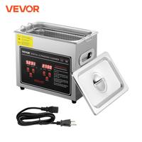 VEVOR 2L 3L 6L 10L 22L 30L Ultrasonic Cleaner Stainless Steel Portable Heated Cleaning Washing Machine Ultrasound Home Appliance