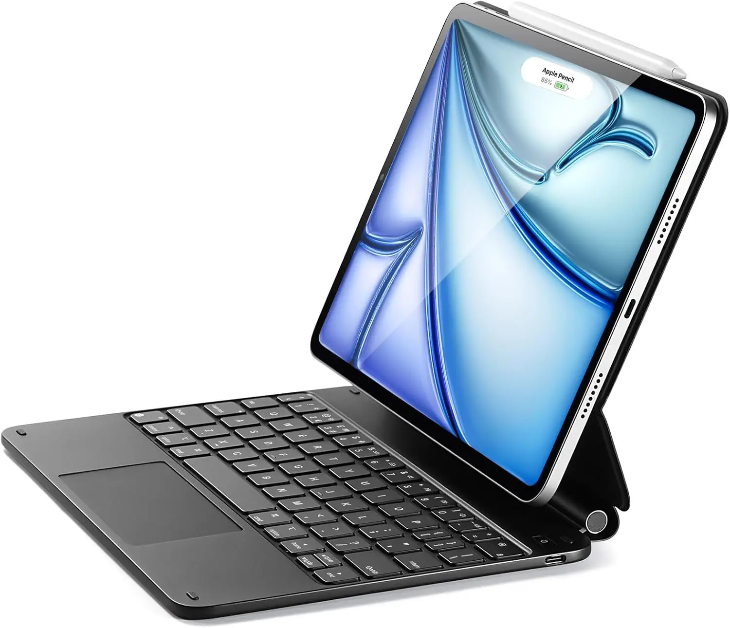 

Чехол-клавиатура для iPad Air 11 дюймов с плавающей подставкой и трекпадом для моделей iPad Pro 11 и Air (2020-2026), черный