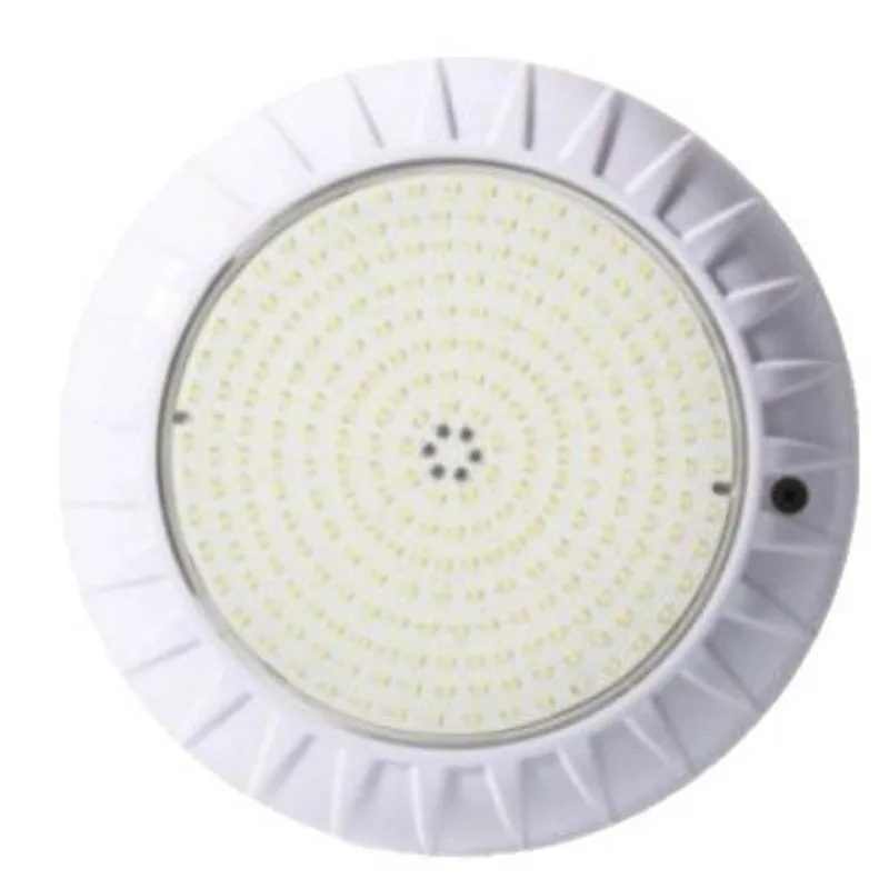 Outdoor low-voltage pool light, wall-mounted underwater light IP68 plastic bottom
