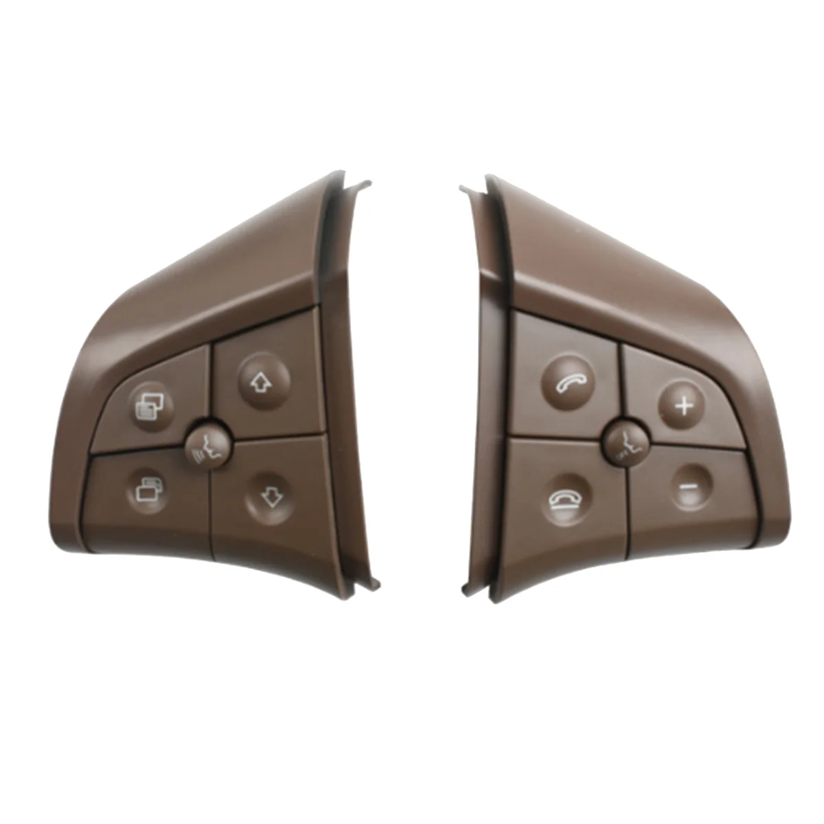 Car Steering Wheel Control Switch Button 4 Keys for Mercedes Benz W164 ML GL B/R-CLass 2006-2009 W251 Master Knob Brown