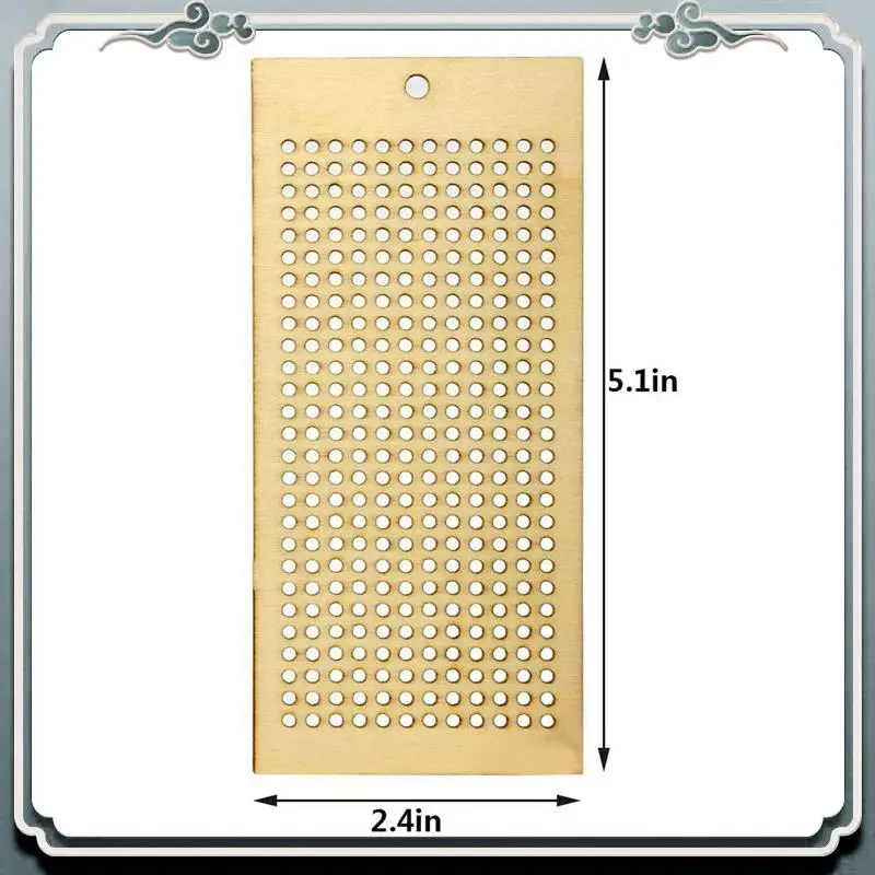 قسط 24 قطعة المرجعية الخشبية الفراغات عبر الابره عدة DIY بها بنفسك الحرفية الخشبية المرجعية الحلي للأطفال والمراهقين