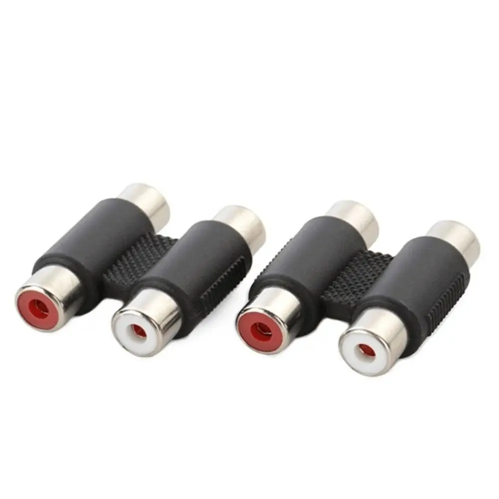 Dual 2 Head RCA Female To Female Audio Connector Adaptor Phono Coupler Video Connector Plug Socket RCA Phono Twin Coupler