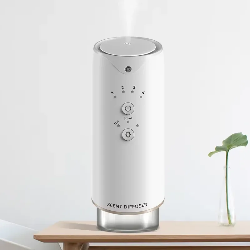 Portable 130ml Smart Aroma Diffuser Home Silent Waterless Essential Oil Aromatherapy US Plug Connectivity Wall-Mounted