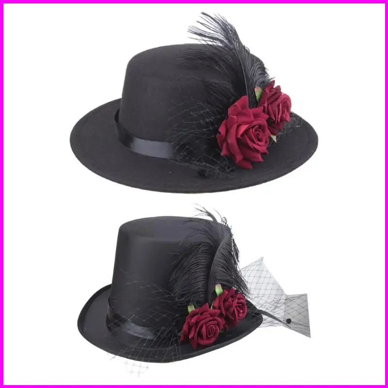 Steampunk Victorian Top Hat Halloween Cosplay Costume Accessories Party Hat