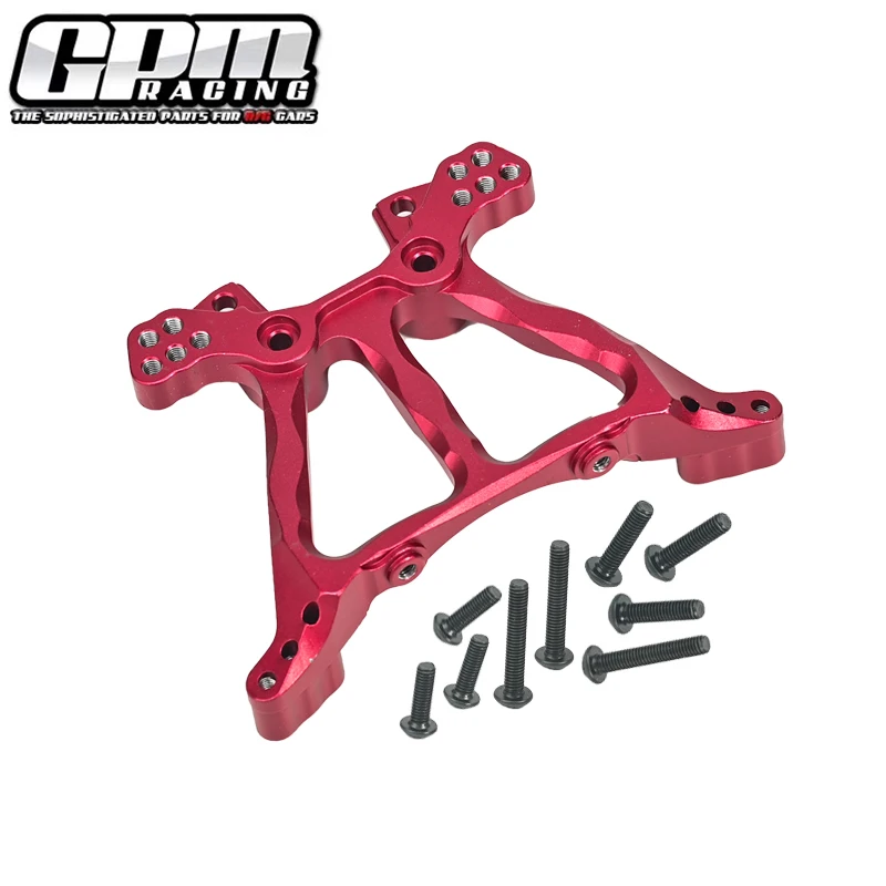 GPM-achterste schokdemperbeugel van gelegeerd metaal voor de TRAXXAS 1/10 Slash 4X4 / Stampede / Ford Fiesta ST Rally / Ford F-150 Raptor R.
