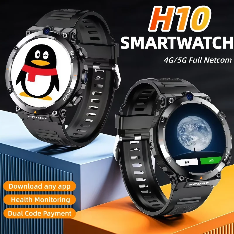 

H10 New Voice Call Smart Watch Men 1.39 inch AMOLED Screen Bluetooth call Sports Watch GPS+NFC Health Smartwatch For Android