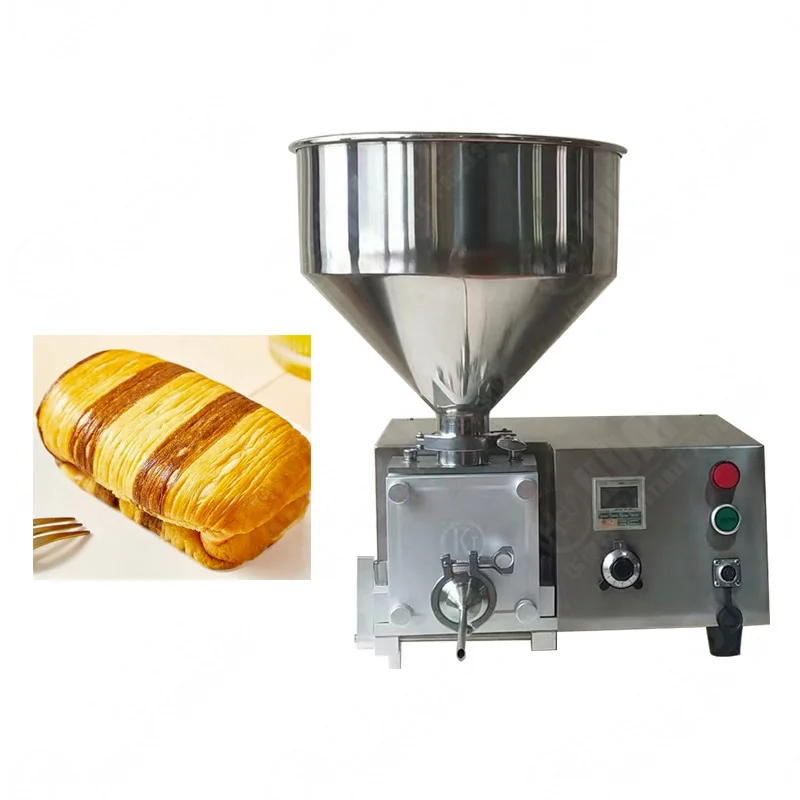 Chocolate Cake Cream Injecting Puff Eclairs Cream Cheese Decorating Filling Machine