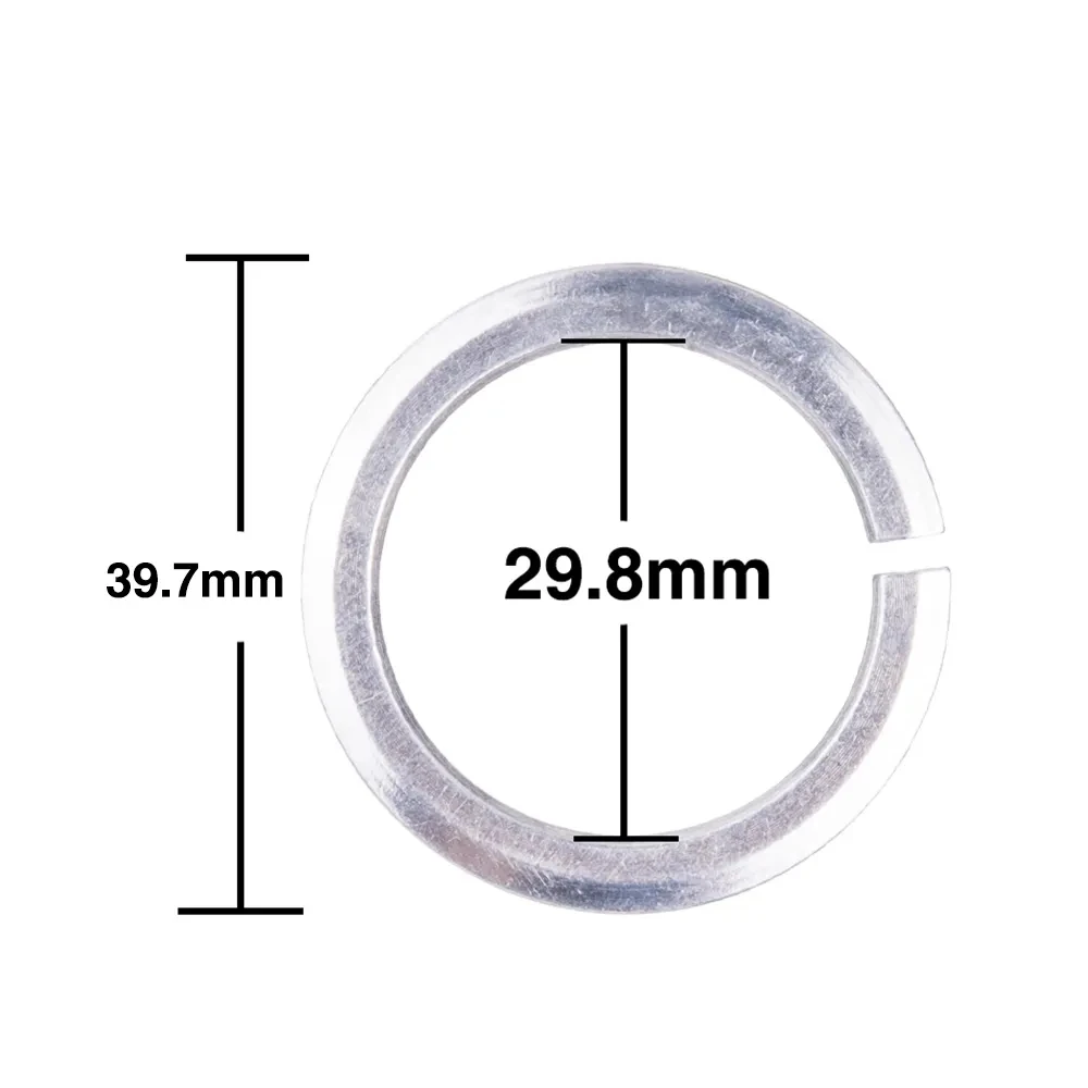 ZTTO 1.5inch Bike Headset Washer Bicycle 1 1/8 Headset Base Spacer Crown Race 28.6mm 39.8mm Tapered Fork Straight Fork 45 degree