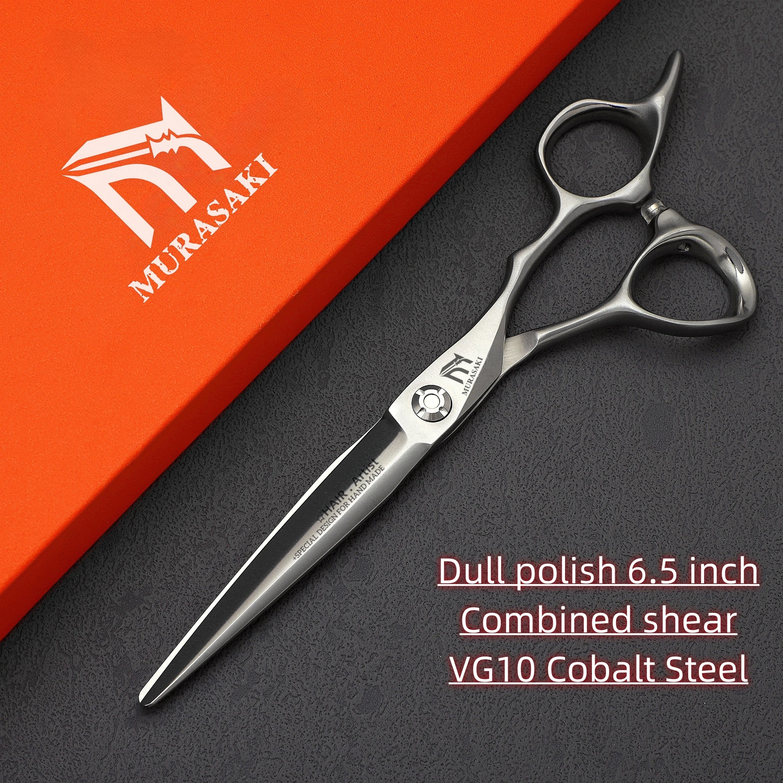Professionelle Haarausdünnungsschere mit Matter Oberfläche, VG10 Kobaltstahl Friseurschere, Scharfe und Langlebige Haarschneidemaschine – Detail 7