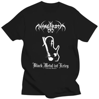 men clothing Nargaroth Band Black Metal Ist Krieg 2001 Album Cover T Shirt 2024 summer tops  graphic t shirts oversized harajuku