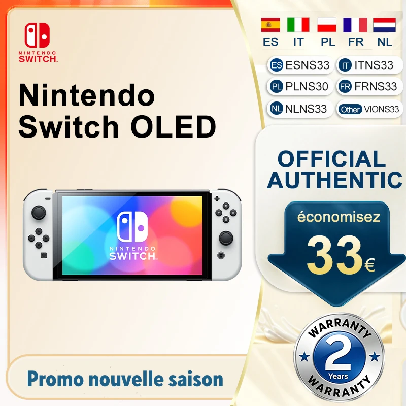 Nintendo Switch OLED — schermo da 7″ con colori più vivi