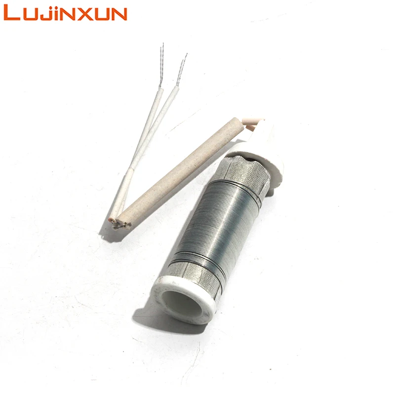 LUJINXUN высокочастотный фарфоровый паяльник с нагревателем, электрический внешний 220 В, деревянная ручка, 75 Вт-500 Вт, различные варианты мощности