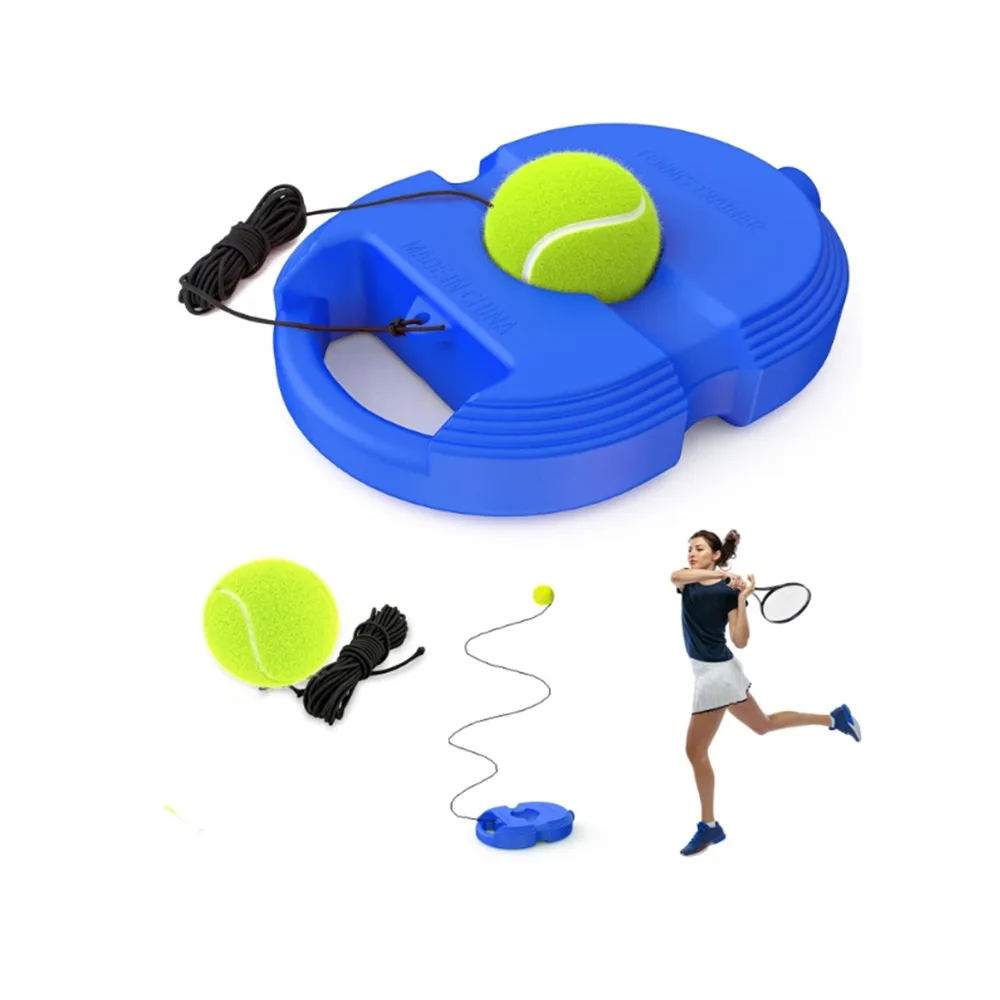 

Профессиональный теннисный тренажер, набор для домашних упражнений, теннисный мяч, сверхмощная эластичная веревка, мяч для самостоятельного обучения, отскок