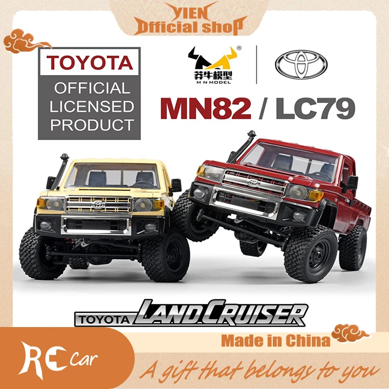 

New 2023 Mn82 1:12 Remote-controlled Model Car Rc Climbing Off-road Vehicle Lc79 Large Pickup Truck Adult Toy Gift WLtoys