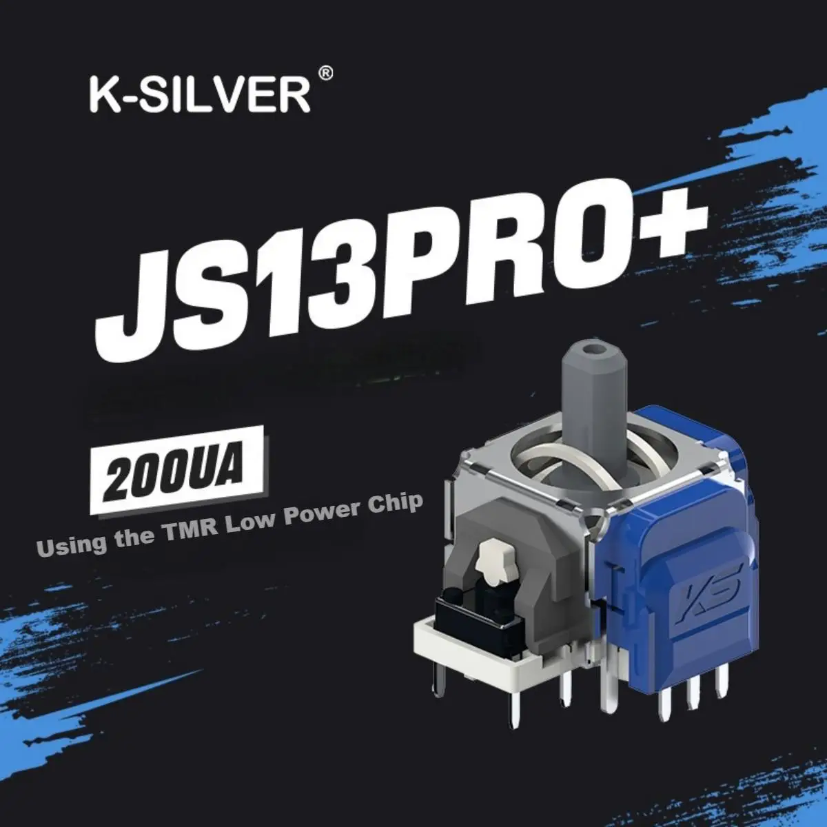 ل PS5 PS4 XBOX سلسلة تحكم ثلاثية الأبعاد التناظرية Thumbstick K-Silver JS13 PRO + TMR عصا التحكم لا الانجراف غمبد استبدال الملحقات #1
