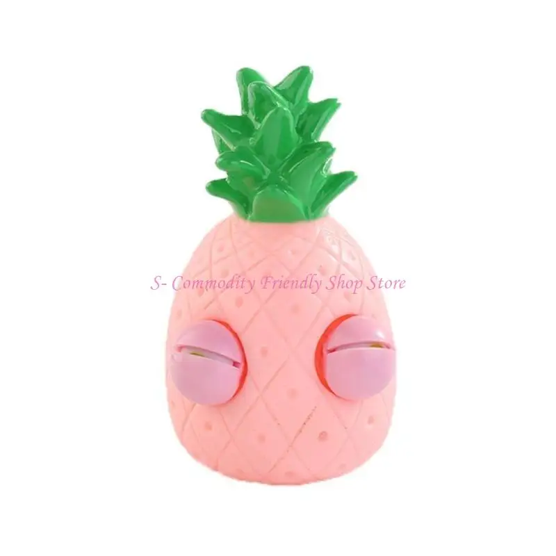 85AE Hand Squeeze Toy Pineapple Fidgets with EyePop Vent Toy Novelty Toy for Adult Stress Relief Decompress Toy Party Favor
