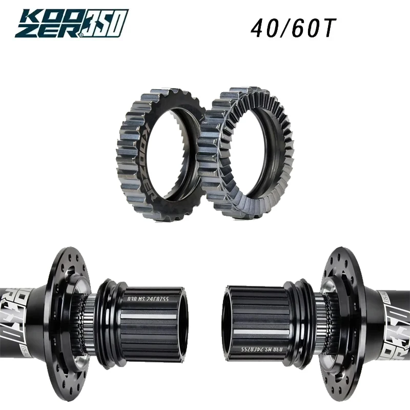 

Koozer 350 Bicycle Flower Drum Accessories 40T/60T Ratchet Cr Mo Steel MTB Wheel Hub 7626 Gear Spring Repair Parts Bicycle Parts