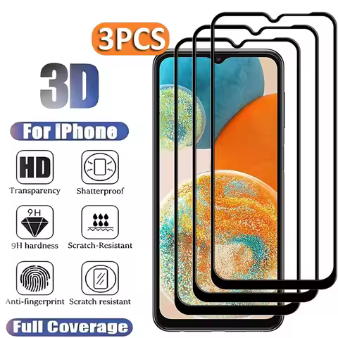 3Pcs Tempered Glass For Samsung S25 S24 Ultra S23 S22 S21 Plus S24 FE A56 A55 A16 A26 A36 A06 A35 A54 A15 A26 Screen Protector